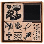 Paper Poetry Stempelset christliche Symbole von Rico Design